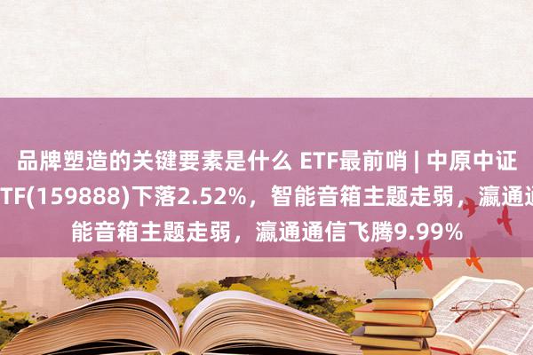 品牌塑造的关键要素是什么 ETF最前哨 | 中原中证智能汽车主题ETF(159888)下落2.52%，智能音箱主题走弱，瀛通通信飞腾9.99%